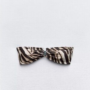 Zara Black and Brown Bikini Swimwear